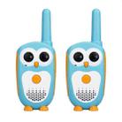1 Pair RETEVIS RT30 0.5W EU Frequency 446.09375MHz 1CH Owl Shape Children Handheld Walkie Talkie(Sky Blue) - 1