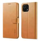 For Xiaomi Mi 11 Lite LC.IMEEKE Calf Texture Horizontal Flip Leather Case, with Holder & Card Slots & Wallet(Brown) - 1
