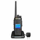 RETEVIS RT83 10W 400-470MHz 1024CHS Waterproof DMR Digital Dual Time Two Way Radio Walkie Talkie, GPS Version(Black) - 1