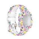 For Garmin Vivofit JR3 Silicone Printing Watch Band(Facial Makeup) - 1