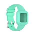 For Garmin Vivofit JR3 Silicone Pure Color Watch Band(Teal) - 1