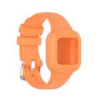 For Garmin Vivofit JR3 Silicone Pure Color Watch Band(Orange) - 1