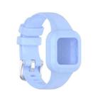 For Garmin Vivofit JR3 Silicone Pure Color Watch Band(Cornflower Blue) - 1