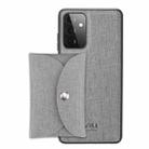 For Samsung Galaxy A32 5G ViLi T Series TPU + PU Woven Fabric Magnetic Protective Case with Wallet(Grey) - 1