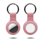 Silicone Case with Keychain Ring for AirTag(Pink) - 1