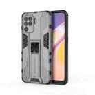 For OPPO A94 Supersonic PC + TPU Shock-proof Protective Case with Holder(Grey) - 1