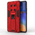 For Huawei Mate 40 Pro Supersonic PC + TPU Shock-proof Protective Case with Holder(Red) - 1