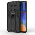 For Huawei Mate 40 Pro Supersonic PC + TPU Shock-proof Protective Case with Holder(Black) - 1