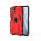 For Xiaomi Mi 11 Lite Supersonic PC + TPU Shock-proof Protective Case with Holder(Red) - 1