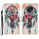 For Xiaomi Redmi Note 9T Coloured Drawing Pattern Horizontal Flip PU Leather Case with Holder & Card Slots & Wallet & Lanyard(Wind Chimes) - 1