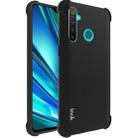 For OPPO Realme 5 Pro Four Corners Anti-Fall All-Inclusive Shockproof Airbag TPU Protective Case(Matte Black) - 1