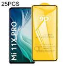 For Xiaomi Mi 11X Pro 25 PCS 9D Full Glue Full Screen Tempered Glass Film - 1