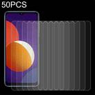 For Samsung Galaxy M12 50 PCS 0.26mm 9H 2.5D Tempered Glass Film - 1