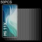 For Xiaomi Mi 11X / Mi 11i 50 PCS 0.26mm 9H 2.5D Tempered Glass Film - 1
