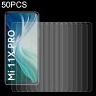 For Xiaomi Mi 11X Pro 50 PCS 0.26mm 9H 2.5D Tempered Glass Film - 1
