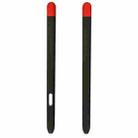 Liquid Silicone Stylus Pen Protective Case for Samsung Galaxy Tab S6 Lite P610 / P615(Black Red) - 1