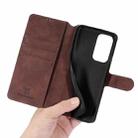 For OnePlus 9 Pro DG.MING Retro Oil Side Horizontal Flip Leather Case with Holder & Card Slots & Wallet(Coffee) - 7