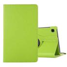 For Samsung Galaxy A7 Lite T220 360 Degree Rotation Litchi Texture Flip Leather Case with Holder(Green) - 1