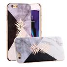 For iPhone 6 & 6s Hot Stamping Geometric Marble IMD Craft TPU Protective Case(Pineapple) - 1