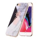 For iPhone SE 2020 & 8 & 7 Hot Stamping Geometric Marble IMD Craft TPU Protective Case(Pineapple) - 2