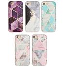 For iPhone SE 2020 & 8 & 7 Hot Stamping Geometric Marble IMD Craft TPU Protective Case(Pineapple) - 7
