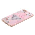 For iPhone SE 2020 & 8 & 7 Hot Stamping Geometric Marble IMD Craft TPU Protective Case(Rhombus) - 5