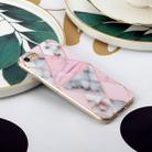 For iPhone SE 2020 & 8 & 7 Hot Stamping Geometric Marble IMD Craft TPU Protective Case(Rhombus) - 6
