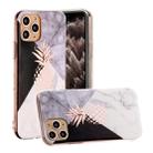 For iPhone 11 Pro Max Hot Stamping Geometric Marble IMD Craft TPU Protective Case(Pineapple) - 1