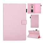 Hair Silky Texture Solid Color Horizontal Flip Leather Case with Holder & Card Slots & Photo Frame & Anti-Skid Strip For Amazon Kindle Fire HD8 2016 / 2017 / 2018(Rose Gold) - 1