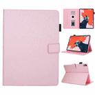 Hair Silky Texture Solid Color Horizontal Flip Leather Case with Holder & Card Slots & Photo Frame & Anti-Skid Strip For iPad Pro 11 inch(Rose Gold) - 1