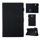 Hair Silky Texture Solid Color Horizontal Flip Leather Case with Holder & Card Slots & Photo Frame & Anti-Skid Strip For Samsung Galaxy Tab A 10.5 T590(Black) - 1