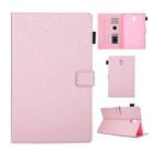 Hair Silky Texture Solid Color Horizontal Flip Leather Case with Holder & Card Slots & Photo Frame & Anti-Skid Strip For Samsung Galaxy Tab A 10.5 T590(Rose Gold) - 1