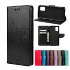 For Xiaomi Redmi Note 10 Pro Butterfly Flower Pattern Horizontal Flip Leather Case with Holder & Card Slots & Wallet(Black) - 1