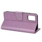 For Xiaomi Poco F3 Butterfly Flower Pattern Horizontal Flip Leather Case with Holder & Card Slots & Wallet(Light Purple) - 6