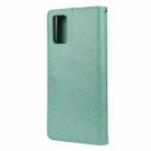 For Xiaomi Poco F3 Butterfly Flower Pattern Horizontal Flip Leather Case with Holder & Card Slots & Wallet(Green) - 3