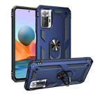 For Xiaomi Redmi Note 10 Pro Max Shockproof TPU + PC Protective Case with 360 Degree Rotating Holder(Blue) - 1