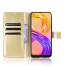 For OPPO Realme 8 4G / Realme 8 Pro 4G Crazy Horse Texture Horizontal Flip Leather Case with Holder & Card Slots & Lanyard(Gold) - 5