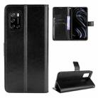 For Rakuten Big S Crazy Horse Texture Horizontal Flip Leather Case with Holder & Card Slots & Lanyard(Black) - 1