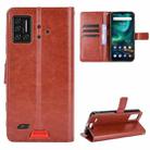 For UMIDIGI Bison GT Crazy Horse Texture Horizontal Flip Leather Case with Holder & Card Slots & Lanyard(Brown) - 1