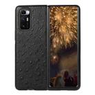 For Xiaomi Mi Mix Fold Ostrich Texture Leather Folding Protective Case(Black) - 1