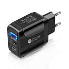 FLOVEME 210BL2007 PD 20W QC3.0 Phone Fast Charger Power Adapter, Plug Type:EU Plug(Black) - 1