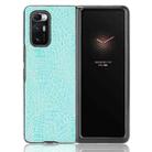 For Xiaomi Mi Mix Fold Shockproof Crocodile Texture PC + PU Case(Light Green) - 1