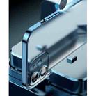 For iPhone 12 mini Anti-fingerprint Frosted Electroplating Protective Case with Camera Film (Silver) - 5