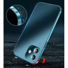For iPhone 12 mini Anti-fingerprint Frosted Electroplating Protective Case with Camera Film (Silver) - 6