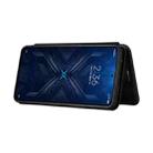For Xiaomi Black Shark 4 / 4 Pro Carbon Fiber Texture Horizontal Flip TPU + PC + PU Leather Case with Card Slot(Black) - 4