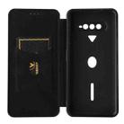 For Xiaomi Black Shark 4 / 4 Pro Carbon Fiber Texture Horizontal Flip TPU + PC + PU Leather Case with Card Slot(Black) - 5