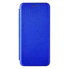 For Xiaomi Black Shark 4 / 4 Pro Carbon Fiber Texture Horizontal Flip TPU + PC + PU Leather Case with Card Slot(Blue) - 2