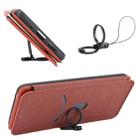 For Xiaomi Black Shark 4 / 4 Pro Carbon Fiber Texture Horizontal Flip TPU + PC + PU Leather Case with Card Slot(Brown) - 6