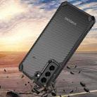 Carbon Fiber Acrylic Shockproof Protective Case For Samsung Galaxy S21+ 5G(Black) - 5