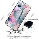 For Xiaomi Mi 11 Abstract Marble Pattern Glass Protective Case(Abstract Multicolor) - 2
